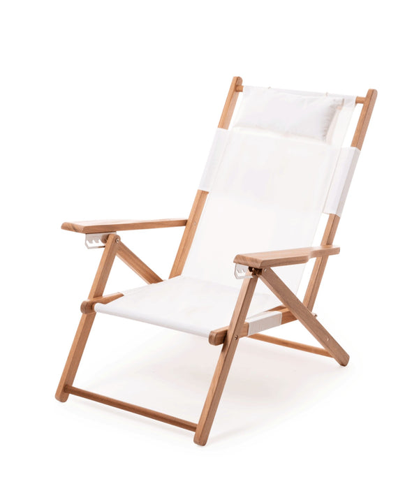 Business & Pleasure Tommy Chair - Antique White - Plastic Freedom