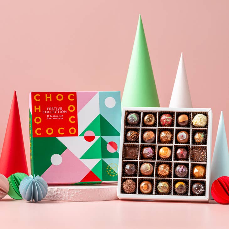 Chococo Plastic Free Chocolate Box - Festive Selection Box - Plastic Freedom