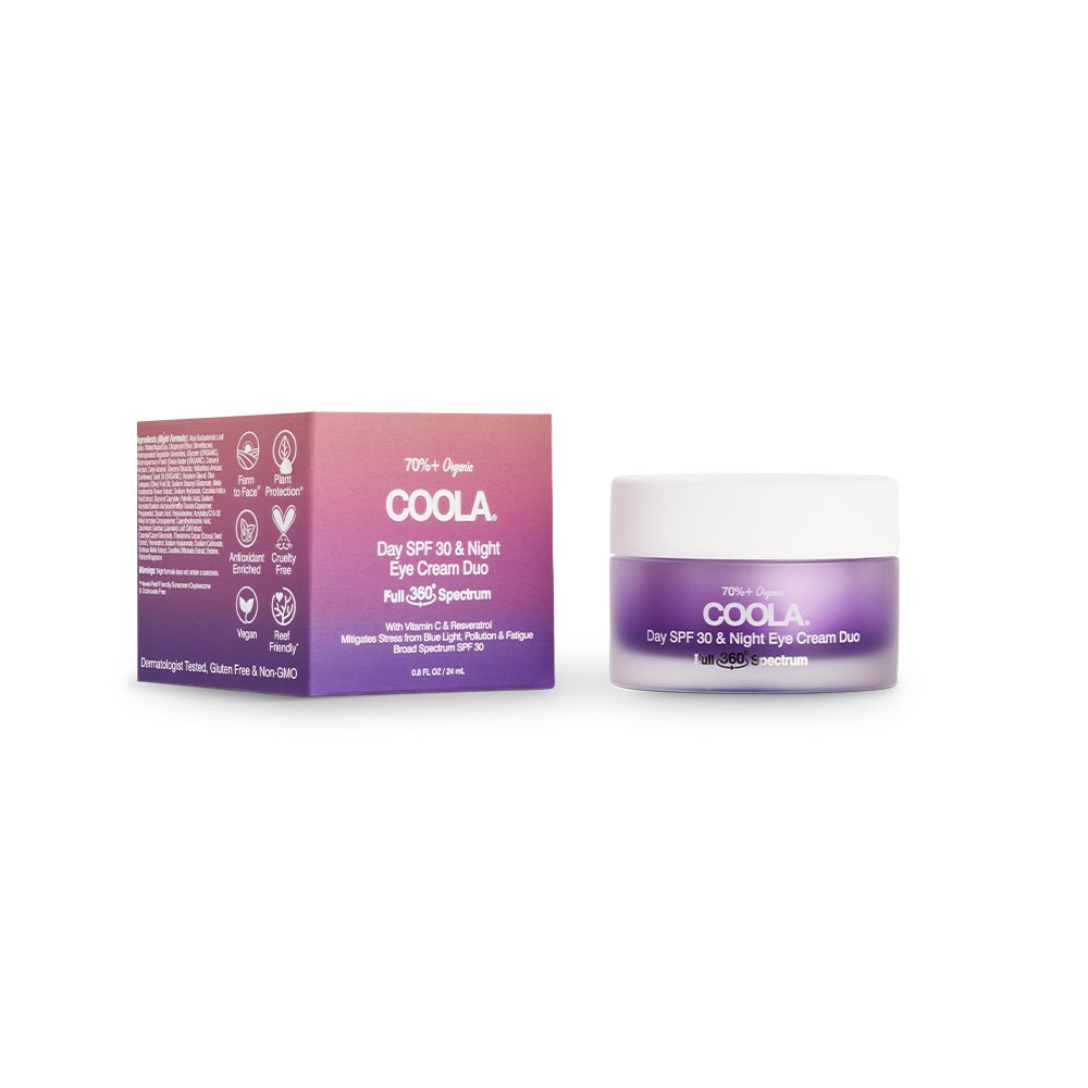 Coola Day SPF 30 & Night Organic Eye Cream Duo - Plastic Freedom