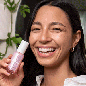 Coola Dew Good Illuminating Serum Suncream with Probiotic Technology SPF 30 - 35ml Glass Bottle - Plastic Freedom