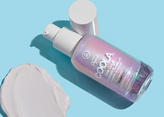 Coola Dew Good Illuminating Serum Suncream with Probiotic Technology SPF 30 - 35ml Glass Bottle - Plastic Freedom