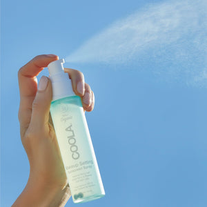 Coola Makeup Setting Spray Organic Suncream SPF 30 - 44ml Glass Bottle - Plastic Freedom