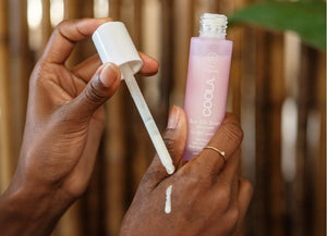 Coola Sun Silk Drops Organic Face Suncream SPF 30 - 30ml Glass Bottle - Plastic Freedom