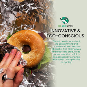 Eco Green Living 100% Recycled Aluminium Foil - 30cm X 10m - Plastic Freedom