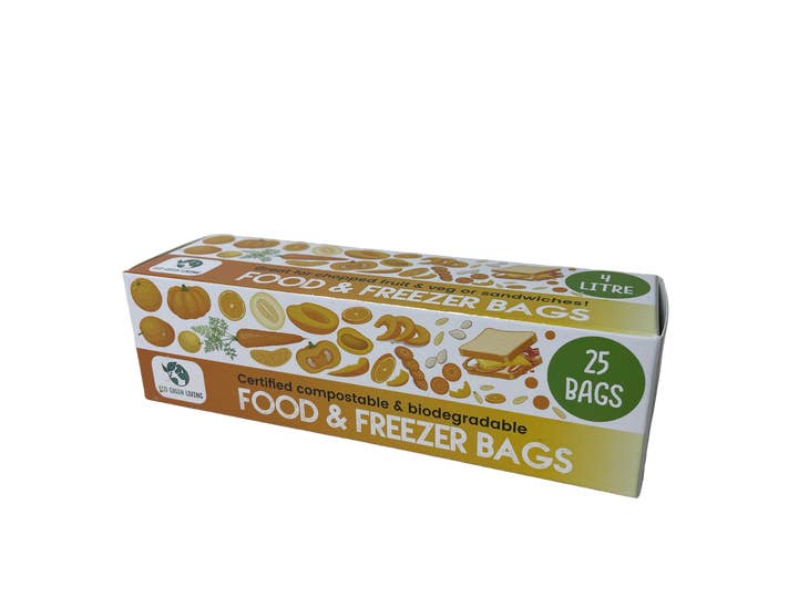 Eco Green Living Home Compostable Food & Freezer Bags - Plastic Freedom