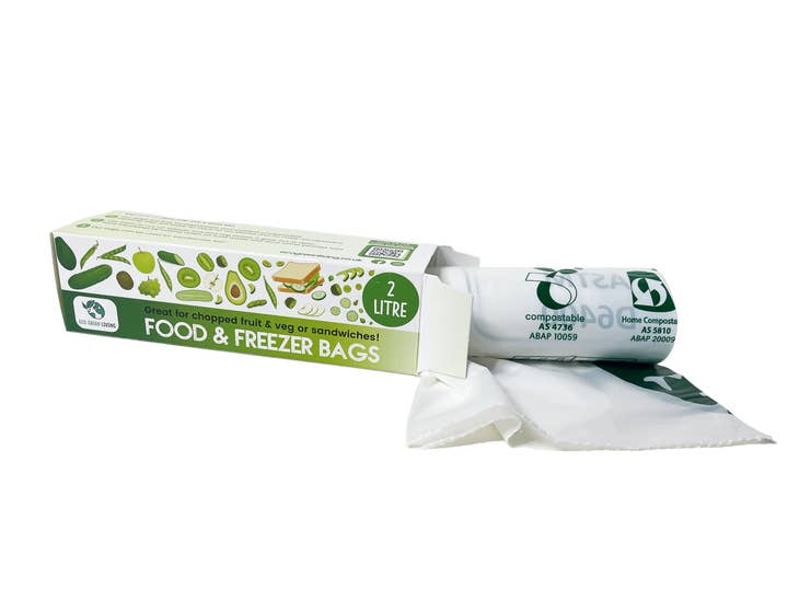 Eco Green Living Home Compostable Food & Freezer Bags - Plastic Freedom