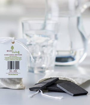 Eco Living Bamboo Charcoal Water Filters - x4 Pack - Plastic Freedom
