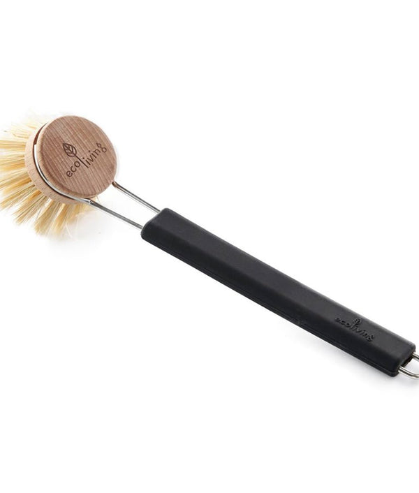 Eco Living Dish Brush with Plant Bristles - Plastic Freedom