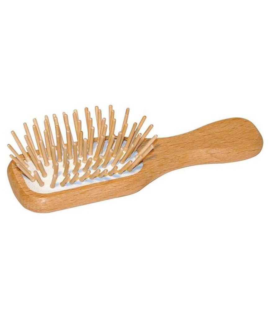 Eco Living MINI Wooden Hairbrush With Wooden Pins - Plastic Freedom