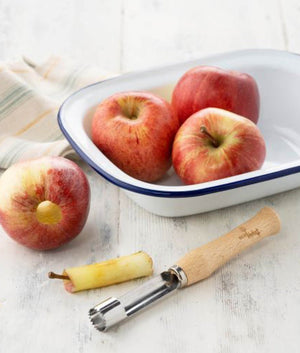 Eco Living Wooden Apple Corer - Plastic Freedom