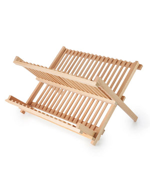 Eco Living Wooden Dish Drainer - Plastic Freedom