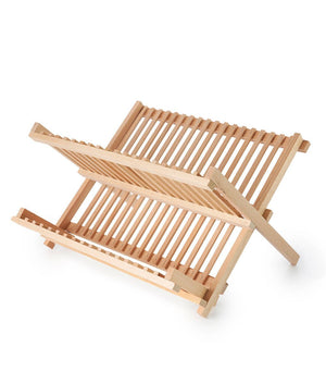 Eco Living Wooden Dish Drainer - Plastic Freedom