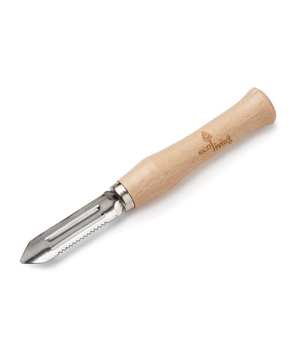 Eco Living Wooden Potato Peeler - Plastic Freedom