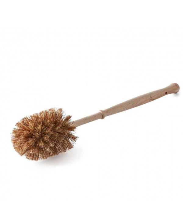Eco Living Wooden Toilet Brush With Coconut Bristles - Plastic Freedom