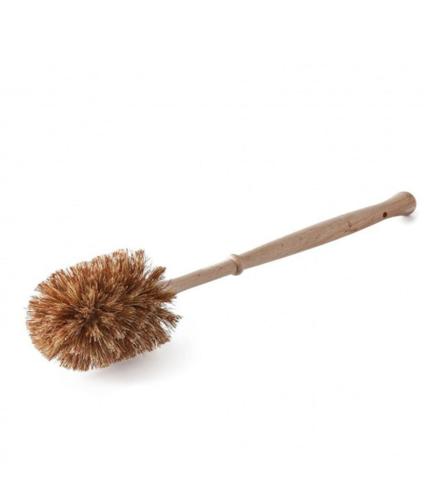 Eco Living Wooden Toilet Brush With Coconut Bristles - Small - Plastic Freedom