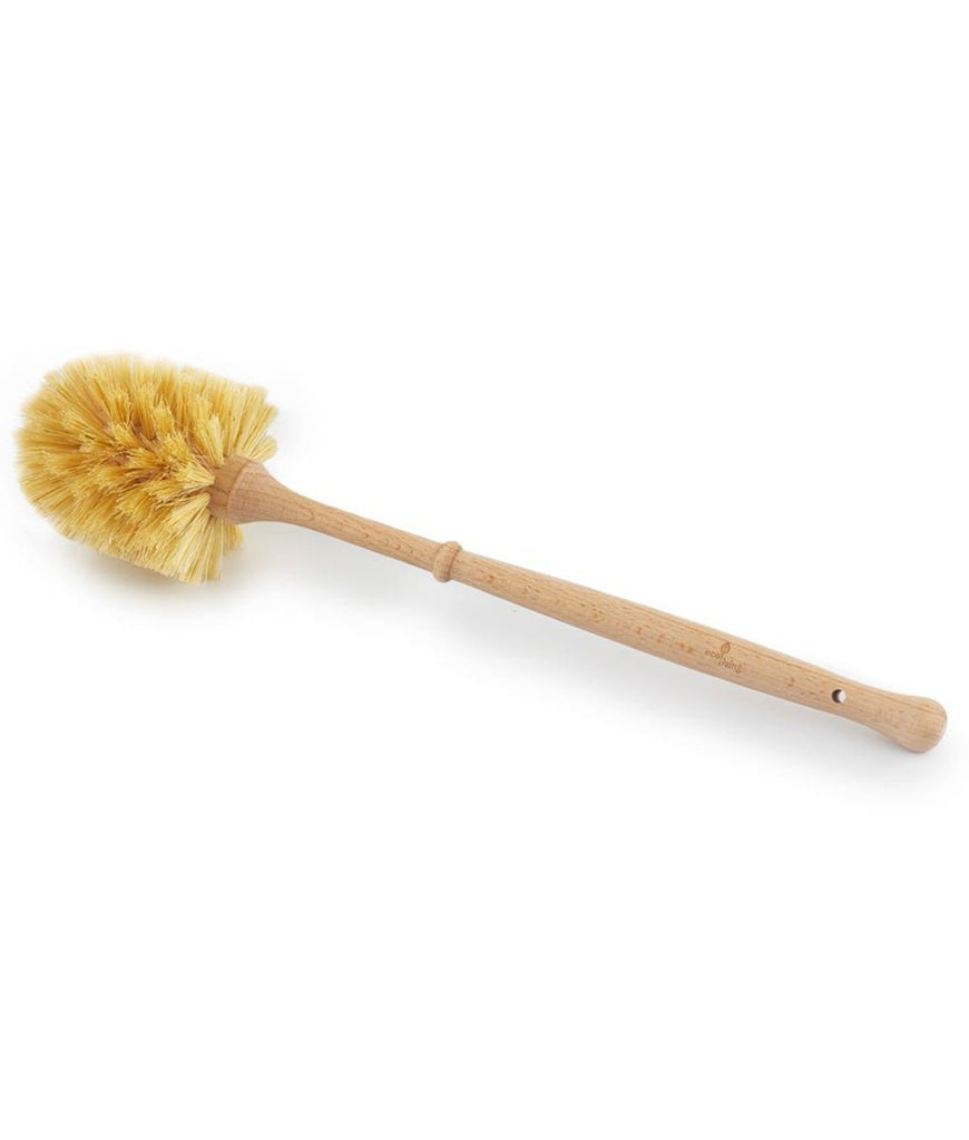 Eco Living Wooden Toilet Brush With Tampico Bristles - Small - Plastic Freedom