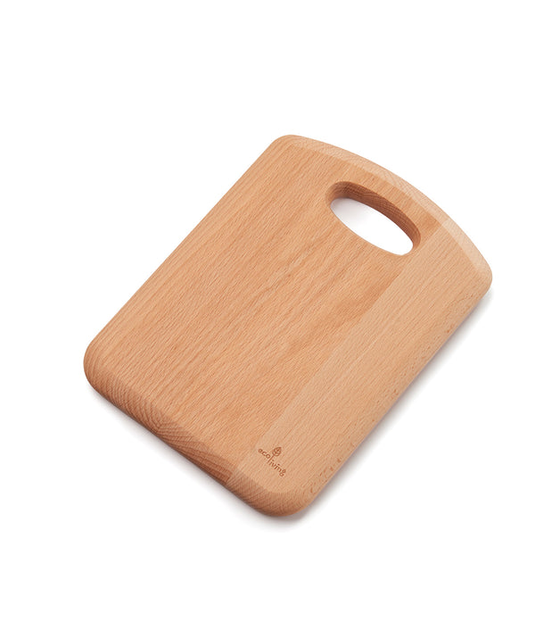 Eco Living Wooden Chopping Board with Handle - 28cm