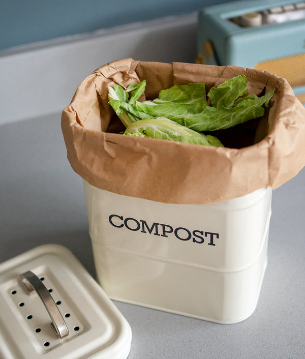 Eco Living Compostable Food Waste Paper Bags - x25 Pack