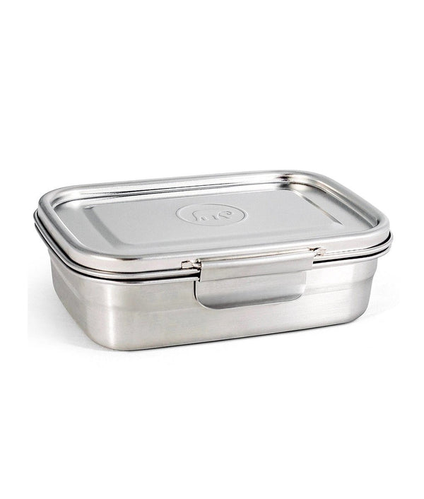 Elephant Box Clip & Seal Leakproof Stainless Steel Lunchbox - Medium - Plastic Freedom