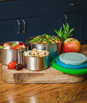 Elephant Box Seal & Go Leakproof Stainless Steel Food Containers Trio - Plastic Freedom