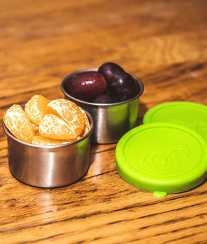 Elephant Box Seal & Go Leakproof Stainless Steel Snack Pots Duo - Plastic Freedom