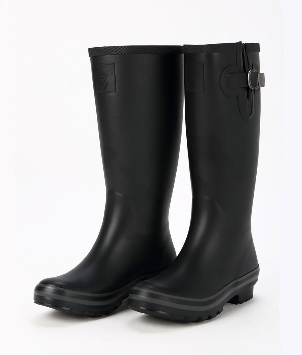 Evercreatures Natural Rubber Wellies - Black - Plastic Freedom