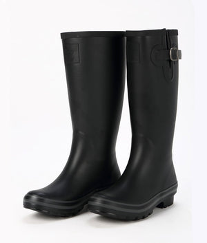 Evercreatures Natural Rubber Wellies - Black - Plastic Freedom