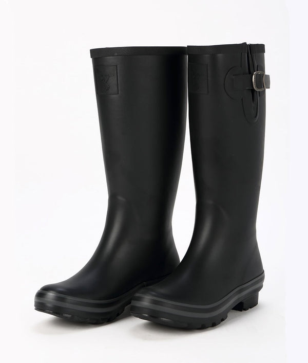 Evercreatures Natural Rubber Wellies - Black - Plastic Freedom