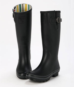 Evercreatures Natural Rubber Wellies - Black - Plastic Freedom