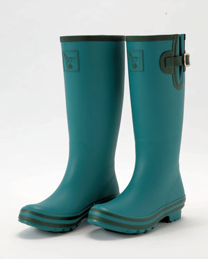 Evercreatures Natural Rubber Wellies - Deep Forest - Plastic Freedom