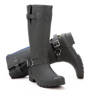 Evercreatures Triumph Wellies - Charcoal - Plastic Freedom