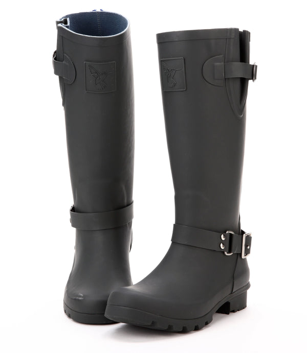 Evercreatures Triumph Wellies - Charcoal - Plastic Freedom