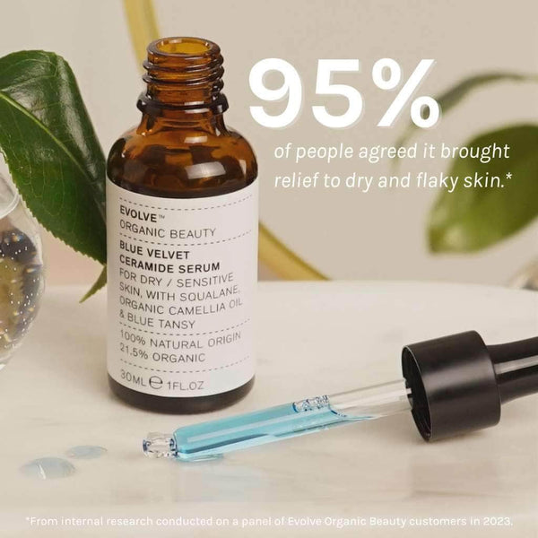 Evolve Beauty Blue Velvet Ceramide Serum - Plastic Freedom