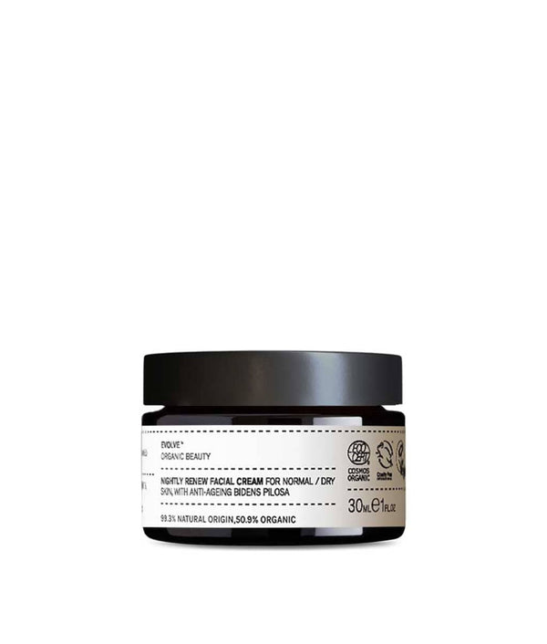 Evolve Beauty Nightly Renew Facial Cream - Plastic Freedom