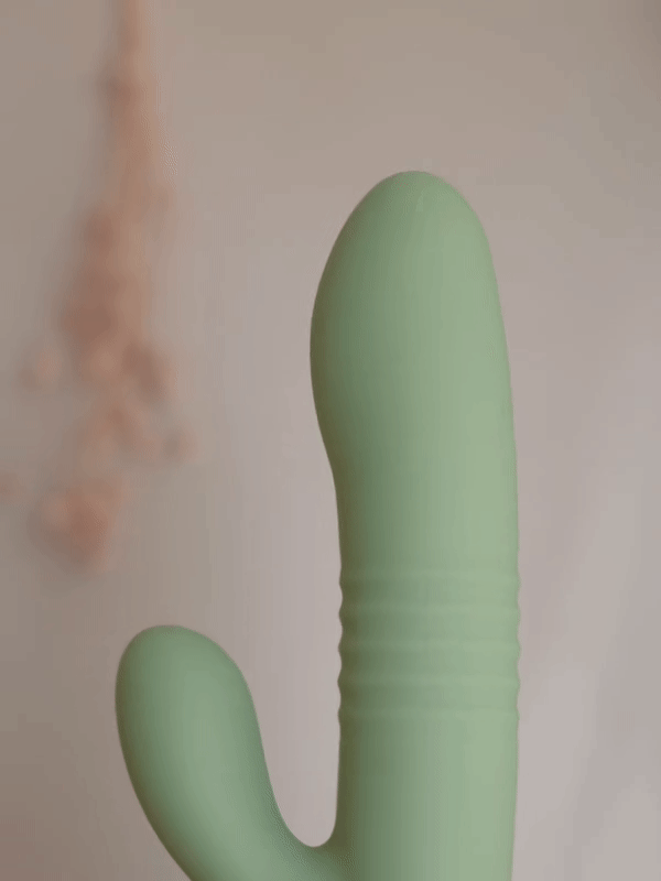 The Natural Love Company Yarrow Thrusting Rabbit Vibrator