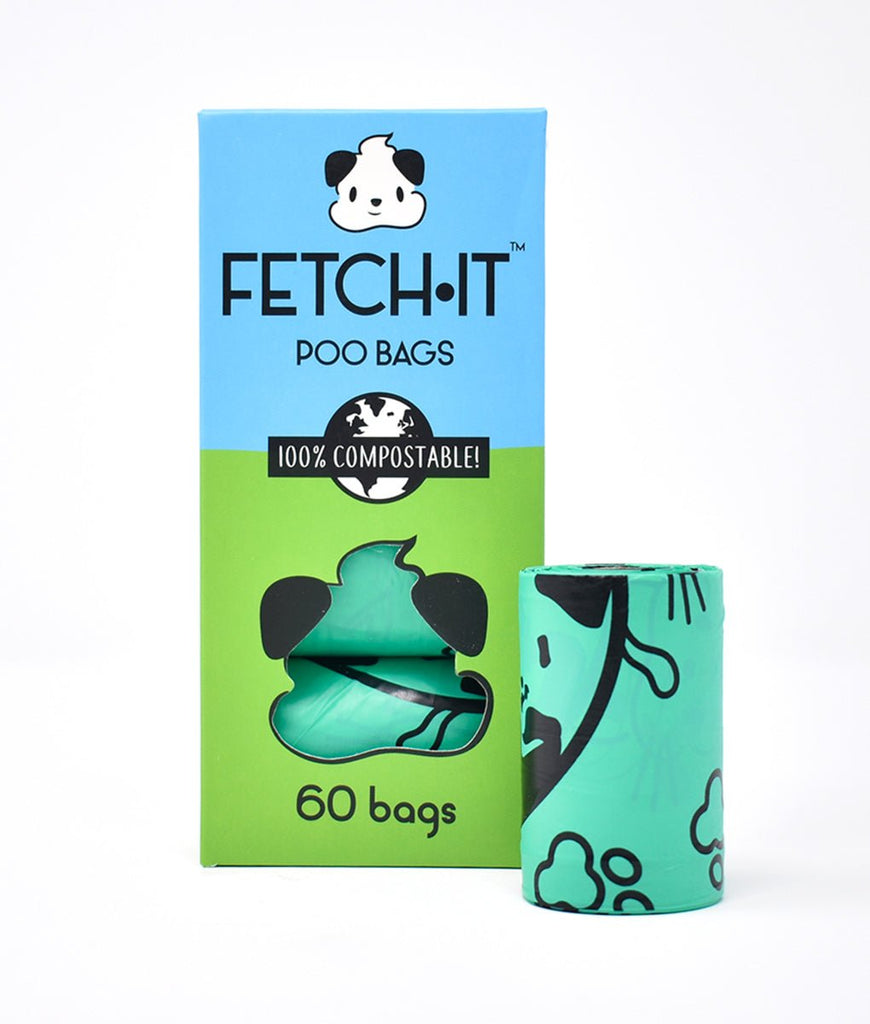 FETCHIT Compostable Poo Bags - x60 Pack - Plastic Freedom