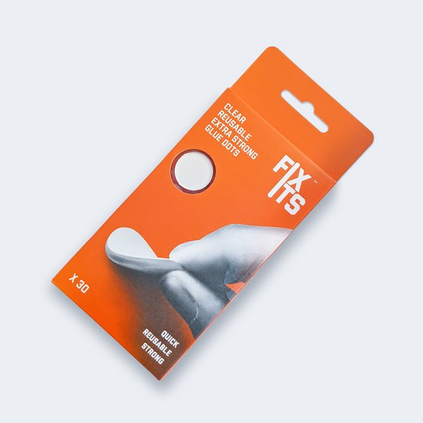 FixIts Reusable Glue Dots - x30 Pack - Plastic Freedom