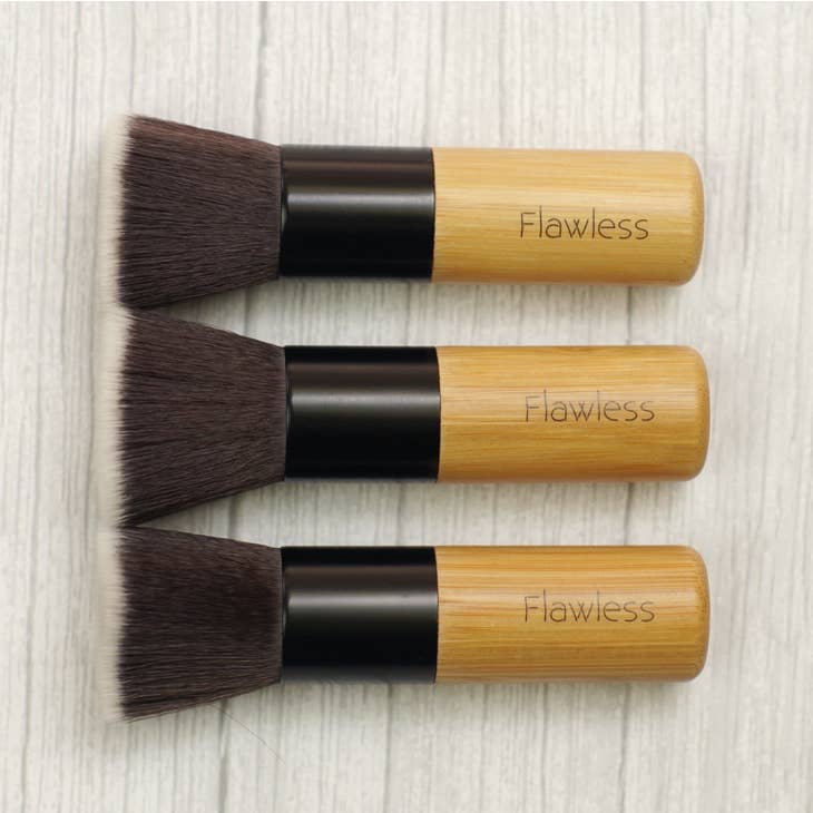 Flawless Buffing Foundation Bamboo Makeup Brush - Plastic Freedom