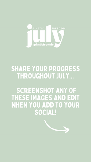 FREE - Plastic Freedom Habit Tracker for plasticfreejuly - Plastic Freedom