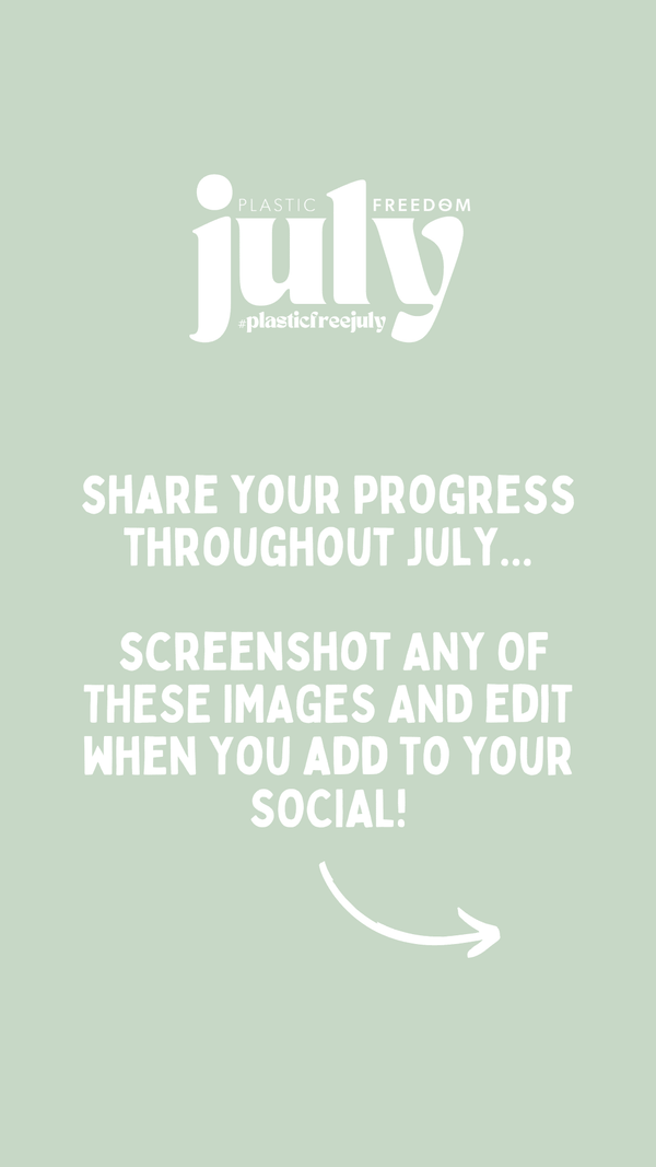 FREE - Plastic Freedom Habit Tracker for plasticfreejuly - Plastic Freedom