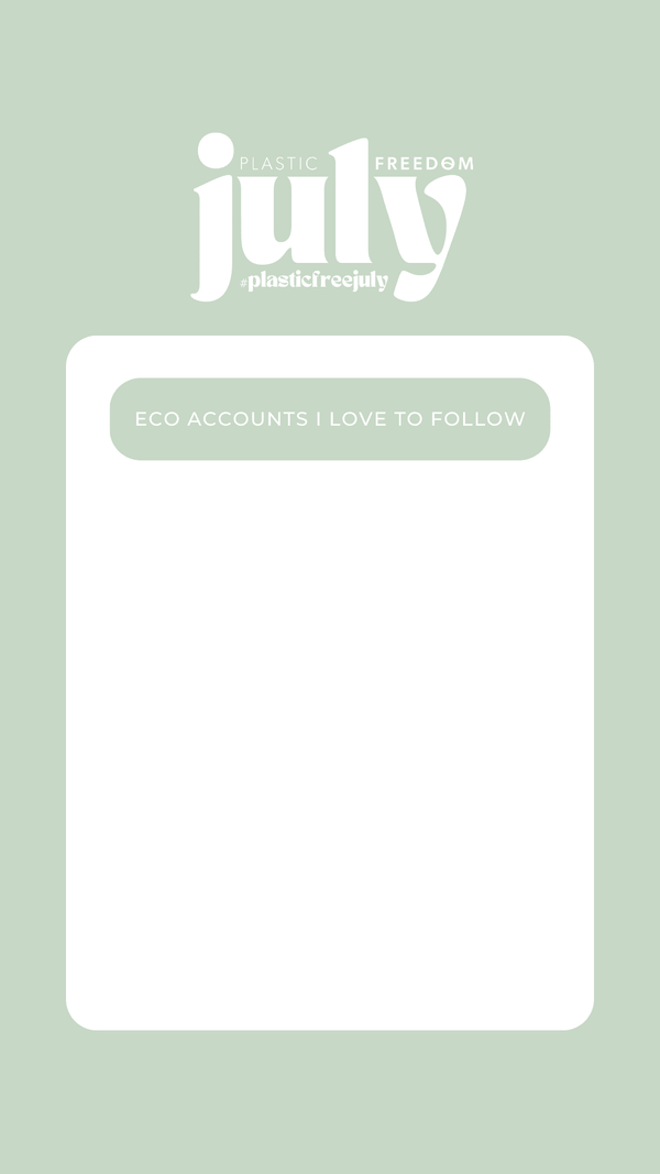 FREE - Plastic Freedom Habit Tracker for plasticfreejuly - Plastic Freedom