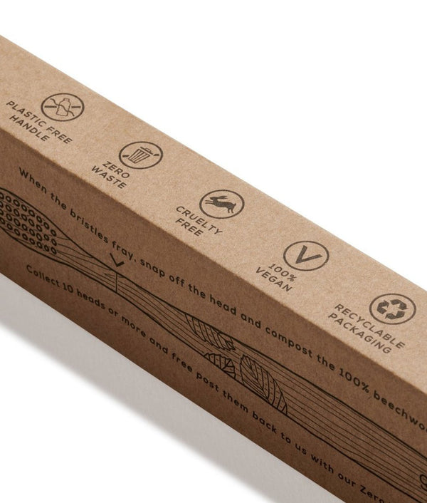 Georganics Beechwood Toothbrush - Plastic Freedom