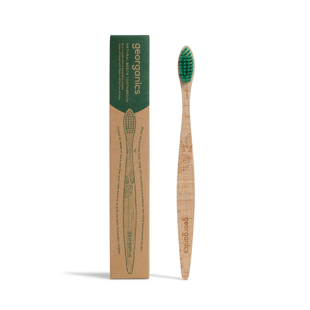 Georganics Beechwood Toothbrush - Plastic Freedom