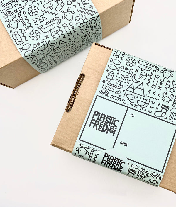 Plastic Freedom Gift Box Wrap
