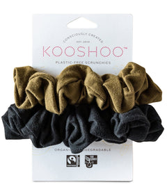 KooShoo Organic Hair Scrunchies - Plastic Freedom