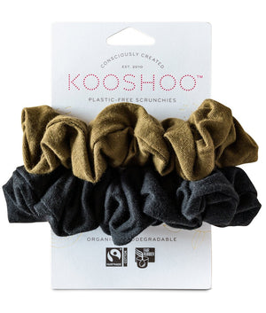 KooShoo Organic Hair Scrunchies - Plastic Freedom