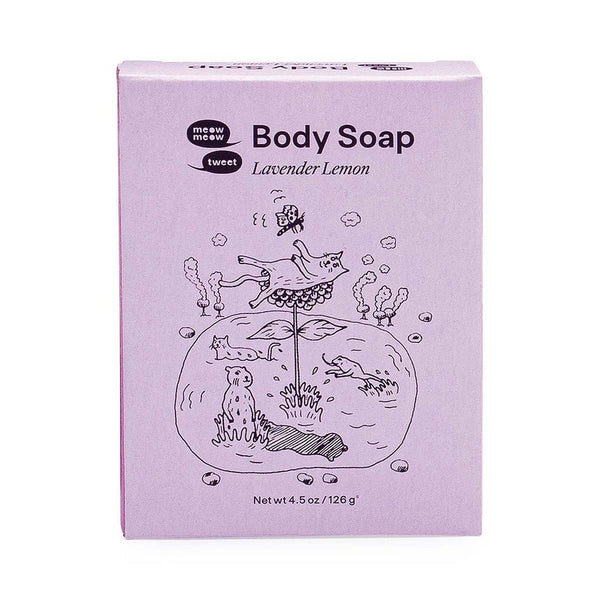 Meow Meow Tweet Body Soap - Lavender Lemon - Plastic Freedom