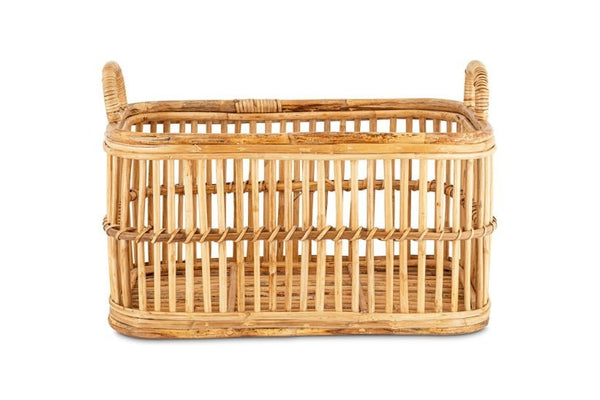 Nkuku Rammi Rattan Laundry Basket - Plastic Freedom