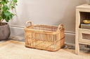 Nkuku Rammi Rattan Laundry Basket - Plastic Freedom