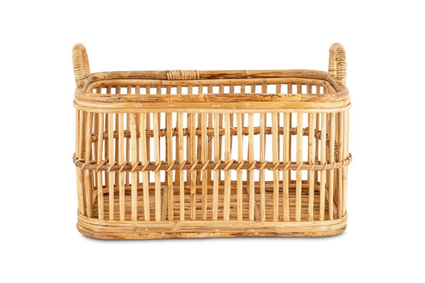 Nkuku Rammi Rattan Laundry Storage Basket - Plastic Freedom